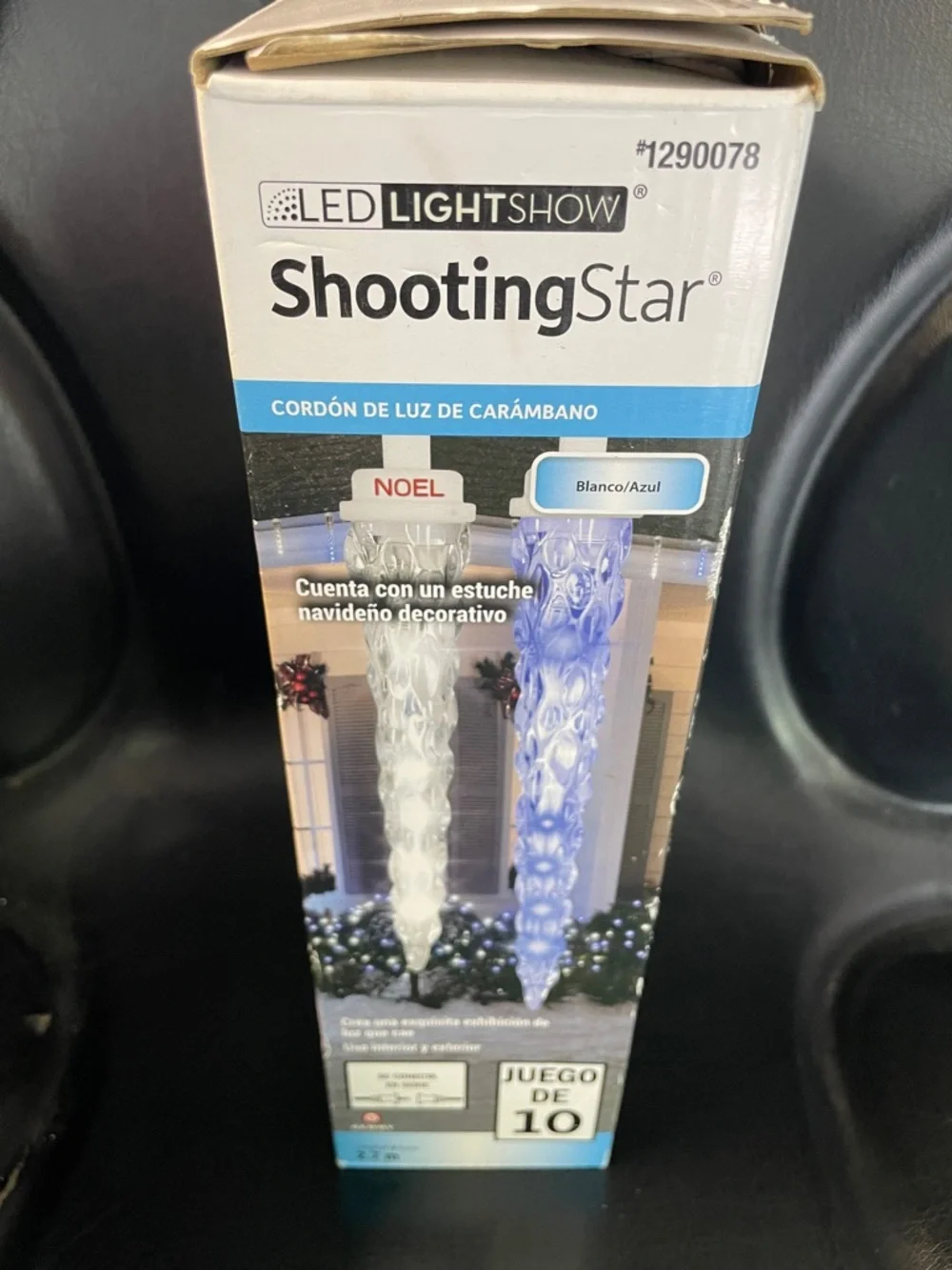 ShootingStar Icy Blue Icicle Light String - Set of 10 (5 boxes available)